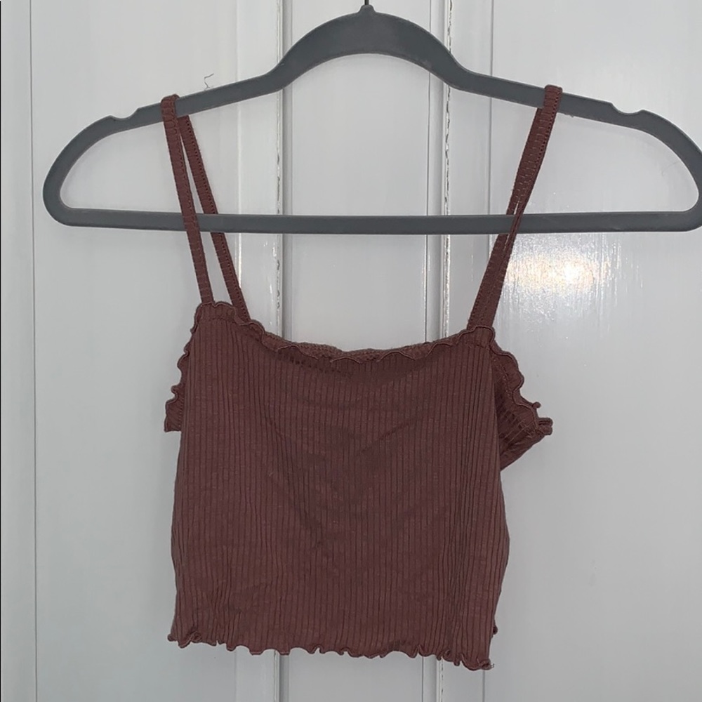 Sleeveless crop top